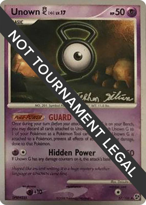 Unown [G] - 2009 (Stephen Silvestro) 57/106 from World Championship Decks