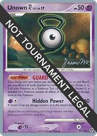 Unown [G] - 2009 (Jason Martinez) #57/106 from World Championship Decks Pokemon card image