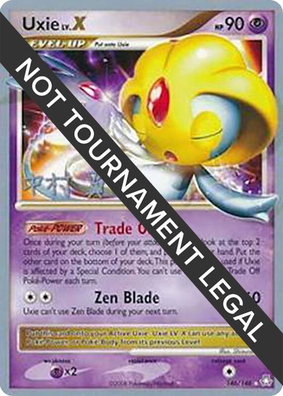 Uxie LV.X - 2009 (Tsubasa Nakamura) 146/146 from World Championship Decks