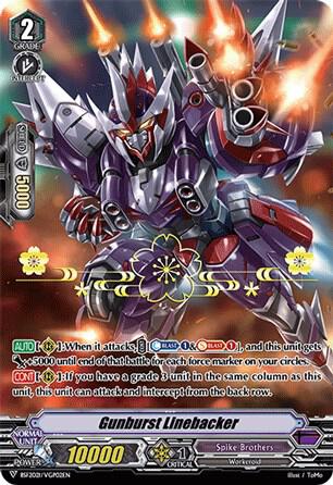 Gunburst Linebacker (Hot Stamped)