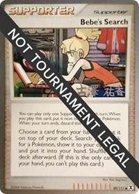 Bebe's Search - 2010 (Yuka Furusawa) #89/111 from World Championship Decks Pokemon card image