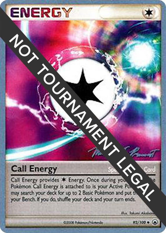 Call Energy - 2010 (Michael Pramawat) 92/100 from World Championship Decks