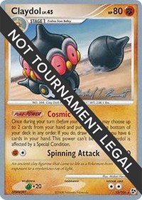 Claydol - 2010 (Michael Pramawat) #15/106 from World Championship Decks Pokemon card image