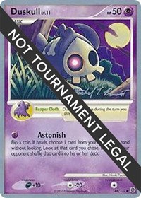 Duskull - 2010 (Michael Pramawat) #86/132 from World Championship Decks Pokemon card image