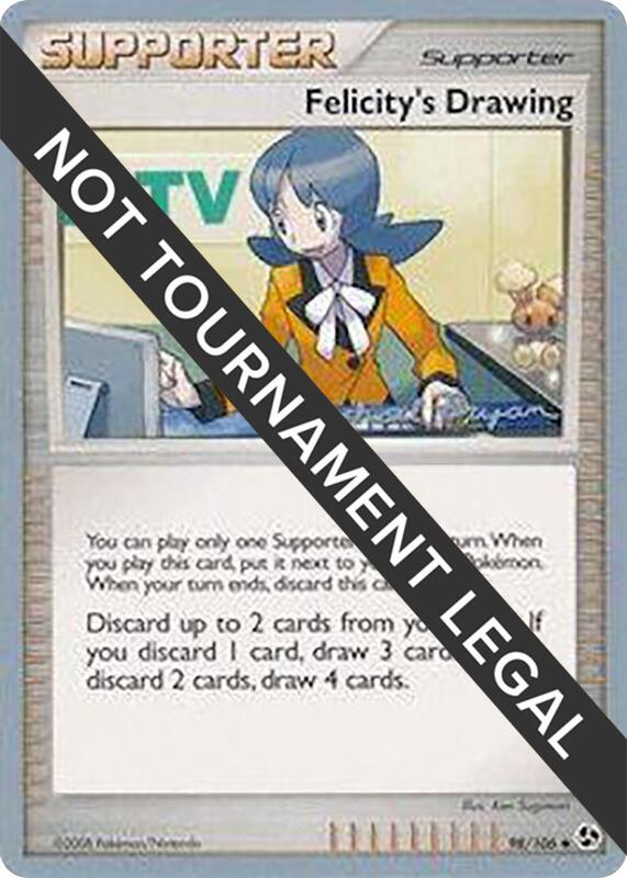 Felicity's Drawing - 2010 (Mychael Bryan) 98/106 from World Championship Decks