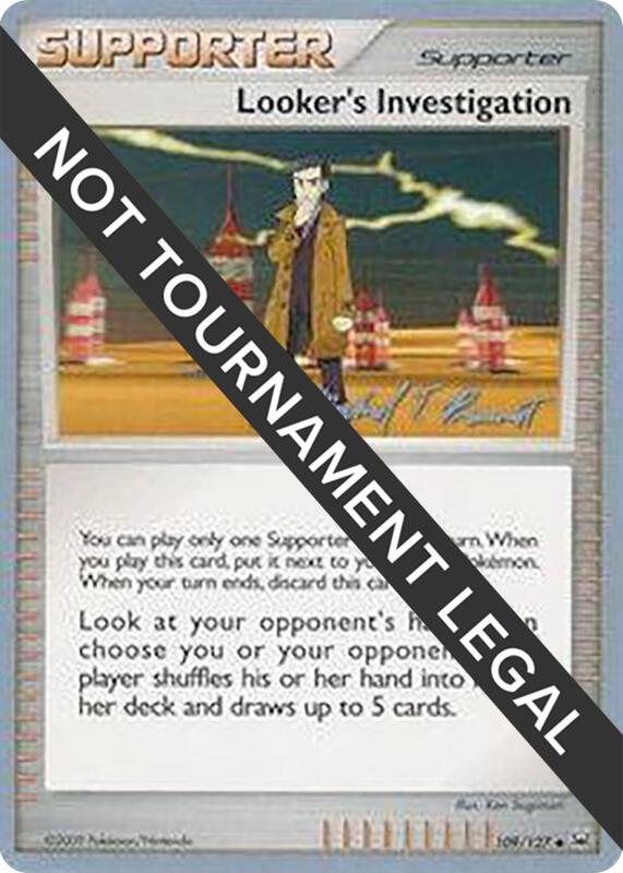 Looker's Investigation - 2010 (Michael Pramawat) 109/127 from World Championship Decks