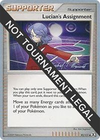 Lucian's Assignment - 2010 (Michael Pramawat) #92/111 from World Championship Decks Pokemon card image