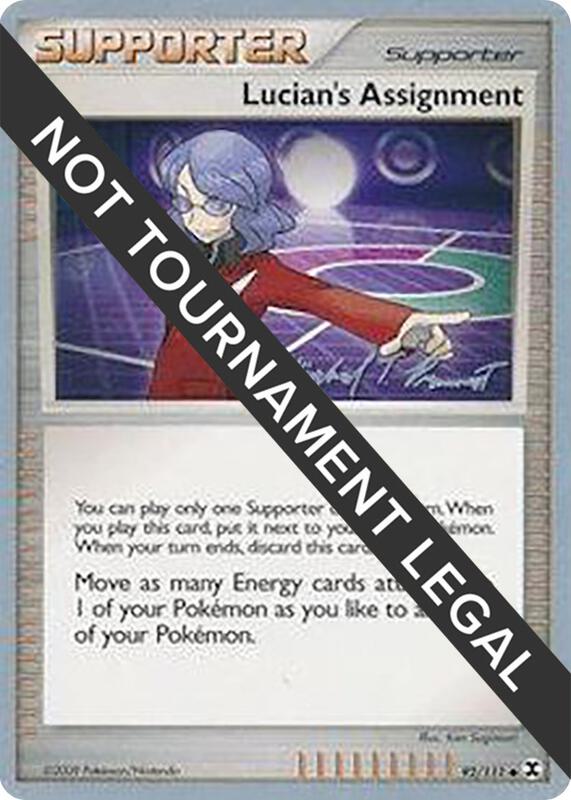 Lucian's Assignment - 2010 (Michael Pramawat) 92/111 from World Championship Decks