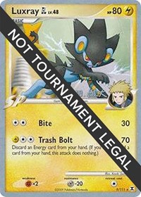 Luxray GL - 2010 (Yuta Komatsuda) #9/111 from World Championship Decks Pokemon card image