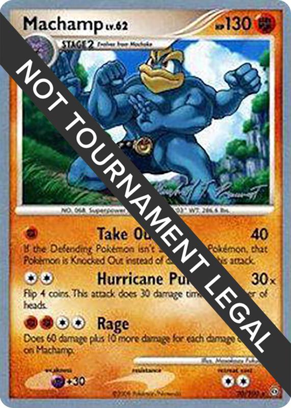 Machamp - 2010 (Michael Pramawat) 20/100 from World Championship Decks