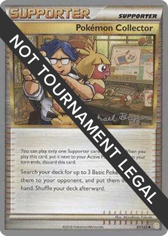 Pokemon Collector - 2010 (Mychael Bryan) 97/123 from World Championship Decks