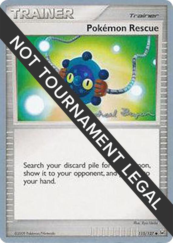 Pokemon Rescue - 2010 (Mychael Bryan) 115/127 from World Championship Decks