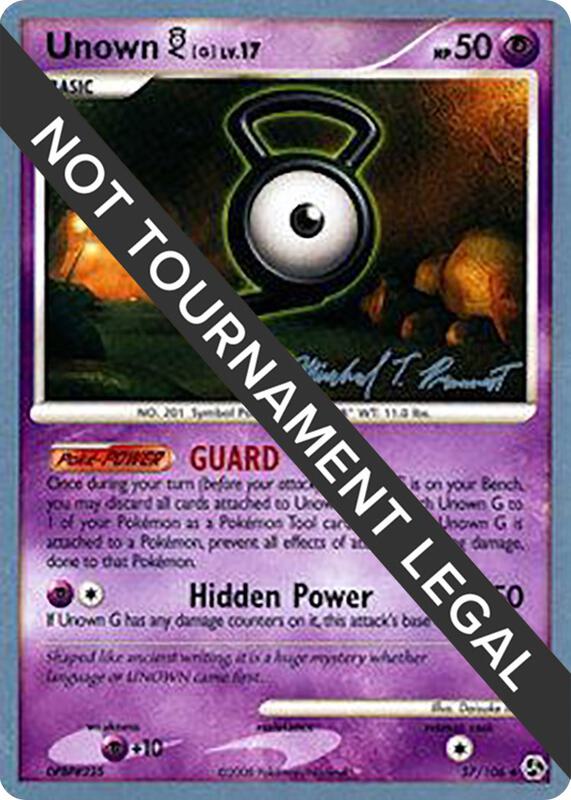 Unown [G] - 2010 (Michael Pramawat) 57/106 from World Championship Decks