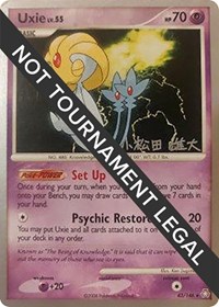 Uxie - 2010 (Yuta Komatsuda) #43/146 from World Championship Decks Pokemon card image