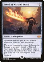 Sword of War and Peace - The List Reprints - Magic: The Gathering