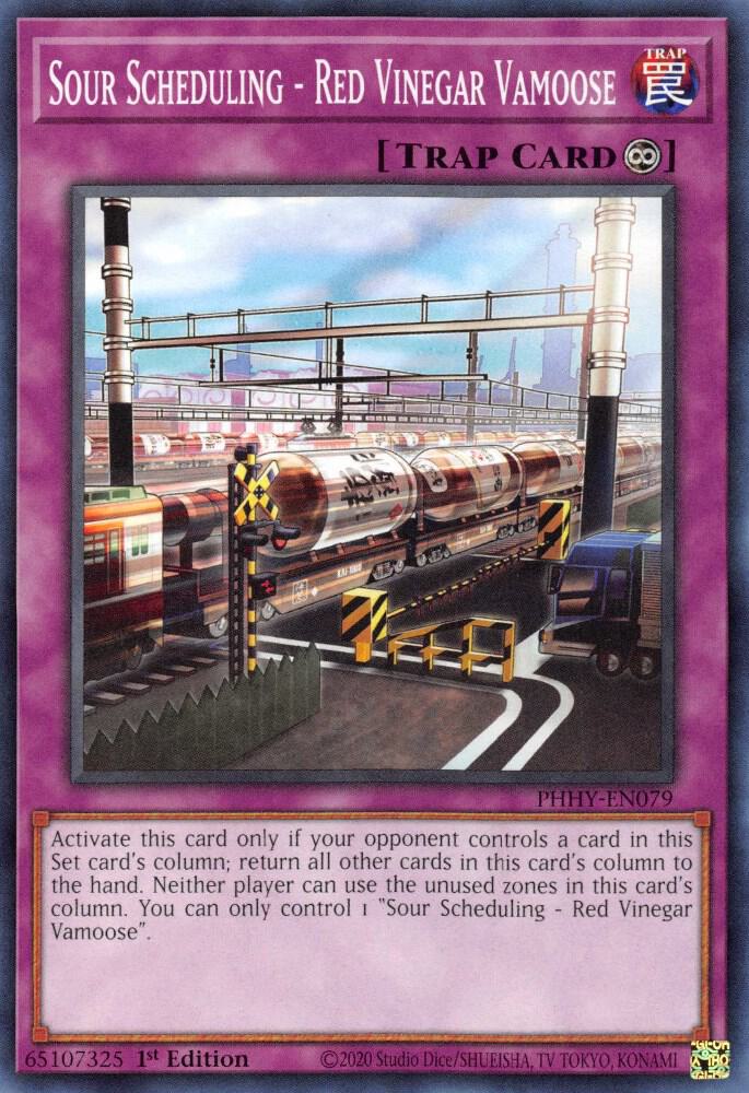 Sour Scheduling - Red Vinegar Vamoose