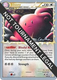 Blissey - 2011 (Ross Cawthon) #106/123 from World Championship Decks Pokemon card image