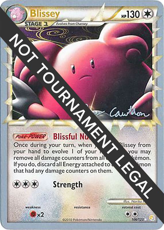 Blissey - 2011 (Ross Cawthon) 106/123 from World Championship Decks