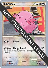 Chansey - 2011 (Ross Cawthon) #58/123 from World Championship Decks Pokemon card image