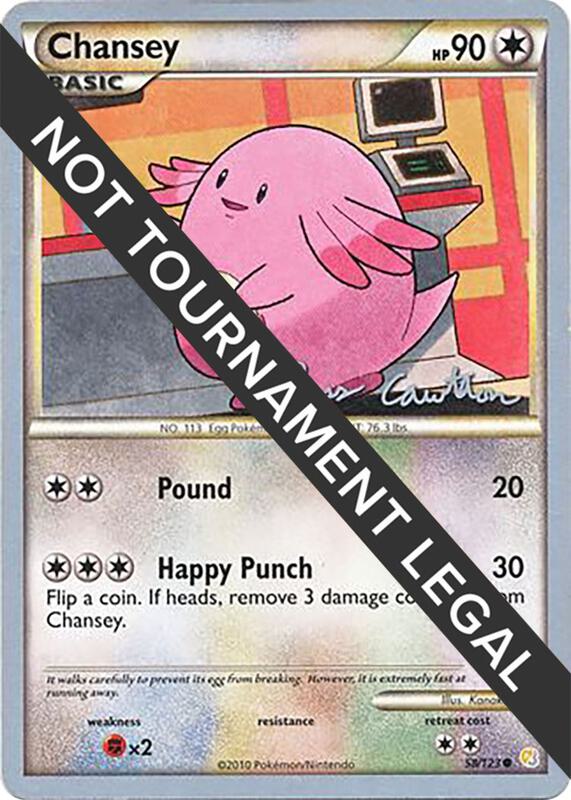 Chansey - 2011 (Ross Cawthon) 58/123 from World Championship Decks