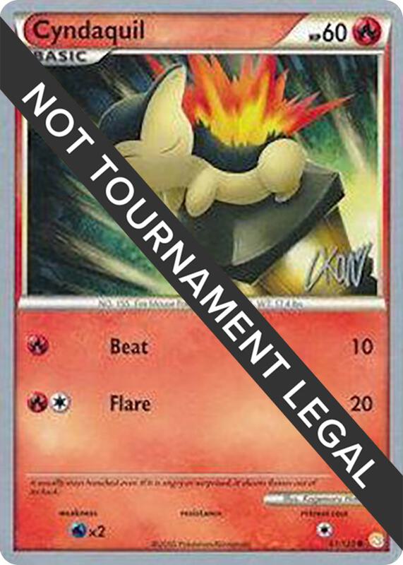 Cyndaquil - 2011 (Christopher Kan) 61/123 from World Championship Decks