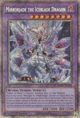 遊戯王　氷剣竜ミラジェイド　スターライトレア　1st PHHY 遊戯王 氷剣竜ミラジェイド 北米版 1st スターライト PHHY 美品 最安