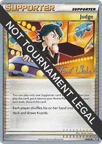 Judge - 2011 (Gustavo Wada) #78/95 from World Championship Decks Pokemon card image