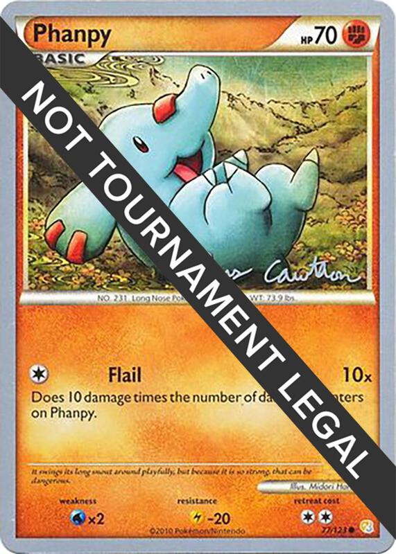 Phanpy - 2011 (Ross Cawthon) 77/123 from World Championship Decks