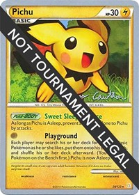 Pichu - 2011 (Ross Cawthon) #28/123 from World Championship Decks Pokemon card image