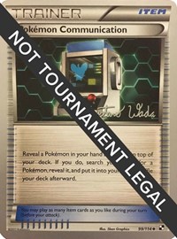 Pokemon Communication - 2011 (Gustavo Wada) #99/114 from World Championship Decks Pokemon card image