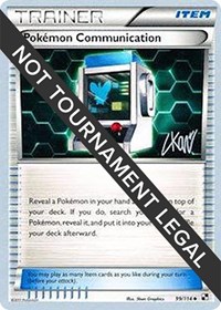 Pokemon Communication - 2011 (Christopher Kan) #99/114 from World Championship Decks Pokemon card image