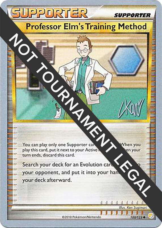 Professor Elm's Training Method - 2011 (Christopher Kan) 100/123 from World Championship Decks