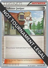 Professor Juniper - 2011 (Christopher Kan) #101/114 from World Championship Decks Pokemon card image