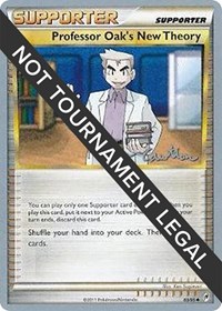 Professor Oak's New Theory - 2011 (Ross Cawthon) #83/95 from World Championship Decks Pokemon card image