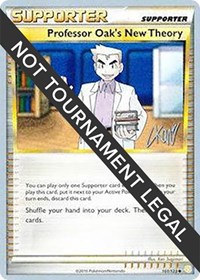 Professor Oak's New Theory - 2011 (Christopher Kan) #101/123 from World Championship Decks Pokemon card image