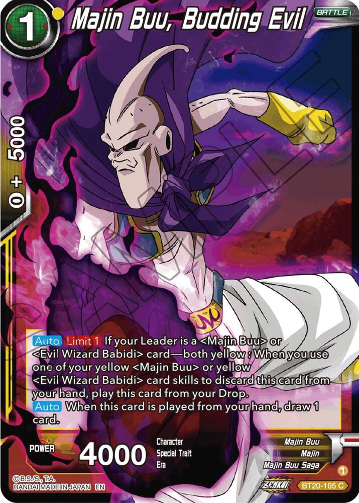 Majin Buu, Budding Evil - Power Absorbed - Dragon Ball Super