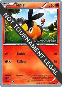 Tepig - 2011 (David Cohen) #15/114 from World Championship Decks Pokemon card image