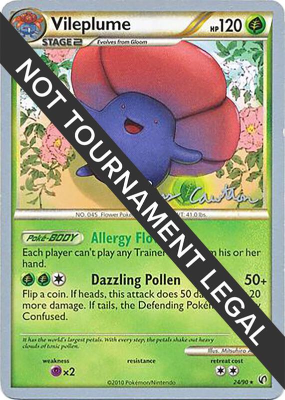 Vileplume - 2011 (Ross Cawthon) 24/90 from World Championship Decks