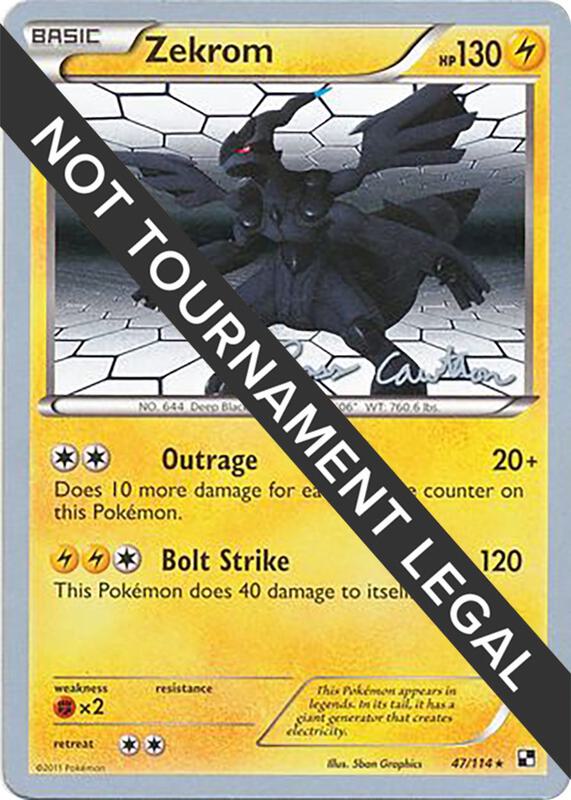Zekrom - 2011 (Ross Cawthon) 47/114 from World Championship Decks