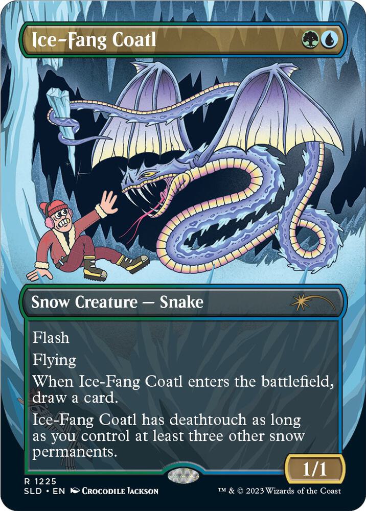 Ice-Fang Coatl (1225) - Secret Lair Drop Series - Magic: The