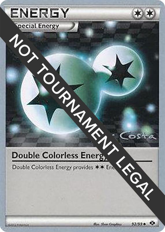 Double Colorless Energy - 2012 (Igor Costa) 92/99 from World Championship Decks
