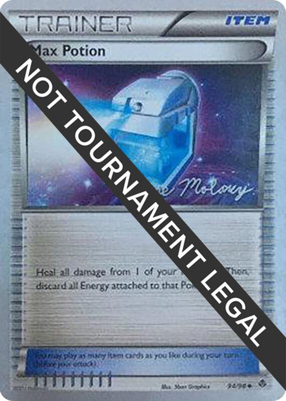 Max Potion - 2012 (Chase Moloney) 94/98 from World Championship Decks