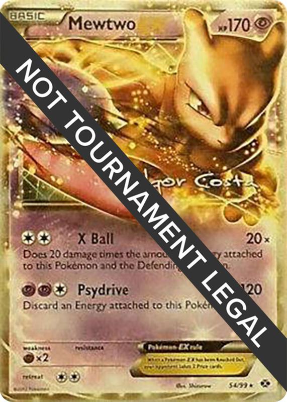 Mewtwo EX - 2012 (Igor Costa) 54/99 from World Championship Decks