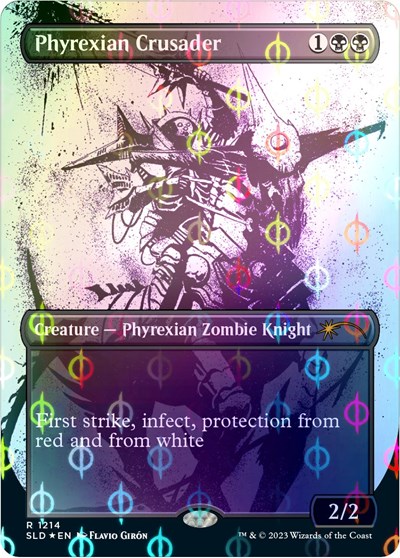 Phyrexian Crusader Step and Compleat Foil