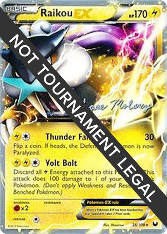 Raikou EX - 2012 (Chase Moloney) 38/108 from World Championship Decks