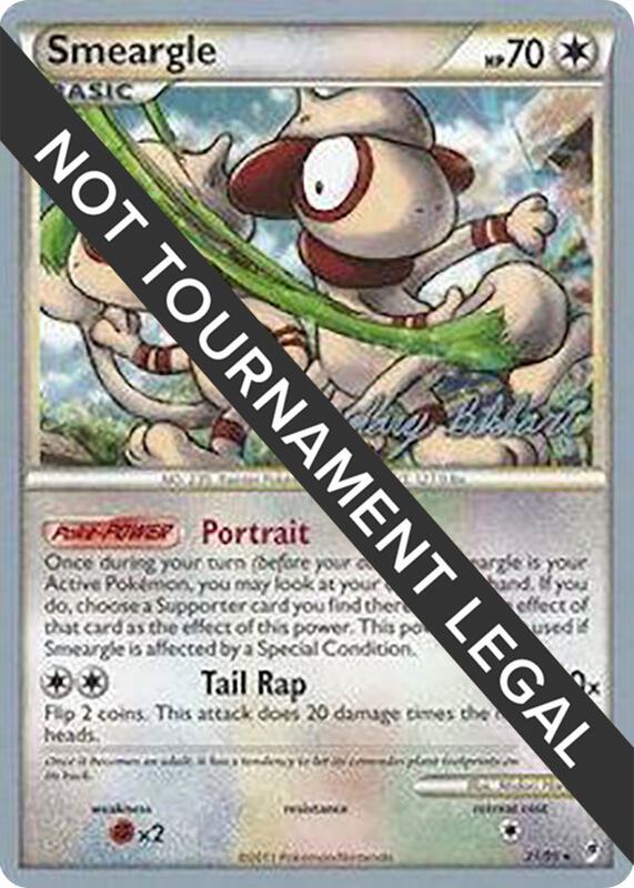 Smeargle - 2012 (Zachary Bokhari) 21/95 from World Championship Decks