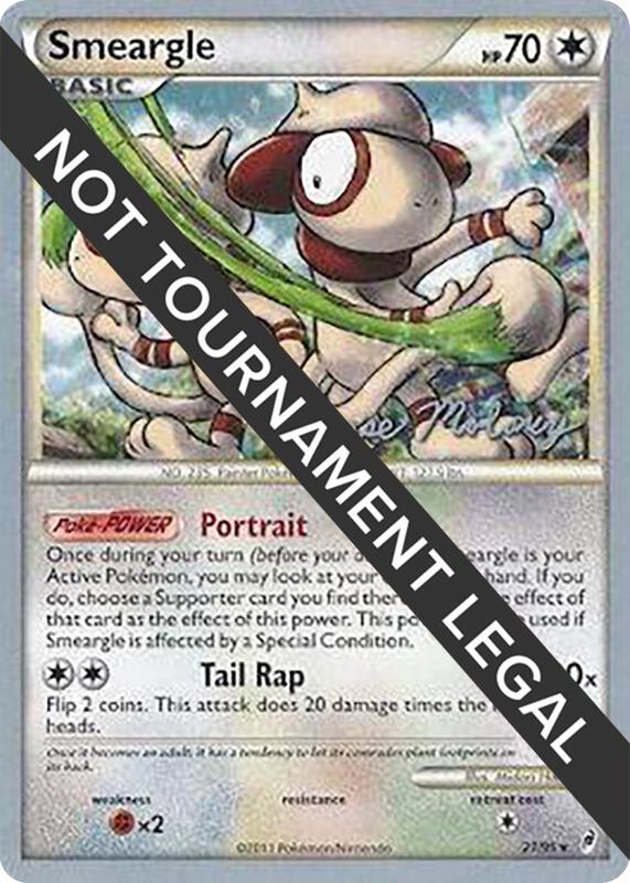 Smeargle - 2012 (Chase Moloney) 21/95 from World Championship Decks