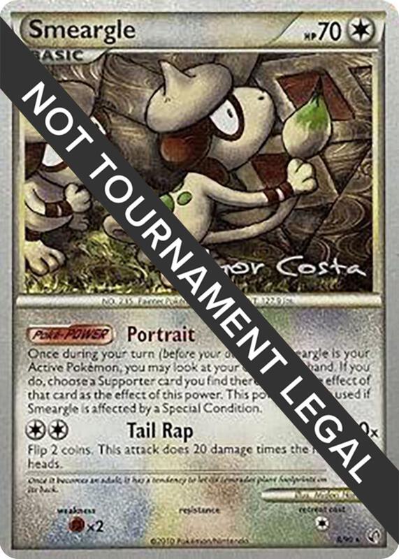 Smeargle - 2012 (Igor Costa) 8/90 from World Championship Decks