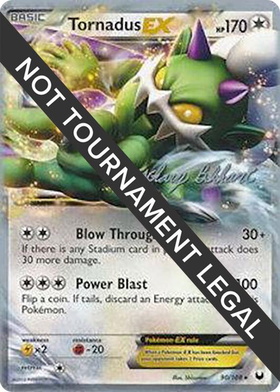 Tornadus EX - 2012 (Zachary Bokhari) 90/108 from World Championship Decks