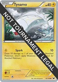 Tynamo - 2012 (Chase Moloney) #45/108 from World Championship Decks Pokemon card image